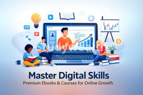 Master Digital Skills: Premium Ebooks & Courses for Online Growth